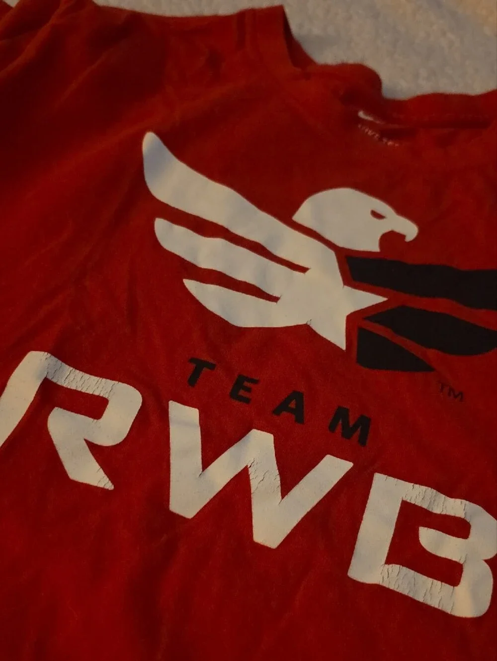 Nike Red Team RWB Graphic T-Shirt with White Accents